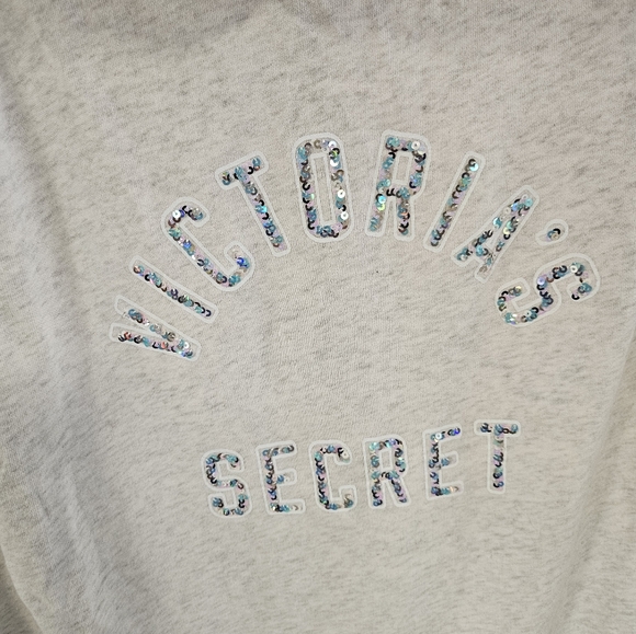 Victoria's Secret M Bedazzled Zip Up Jacket with wing zipper and embellished arm - Picture 3 of 9